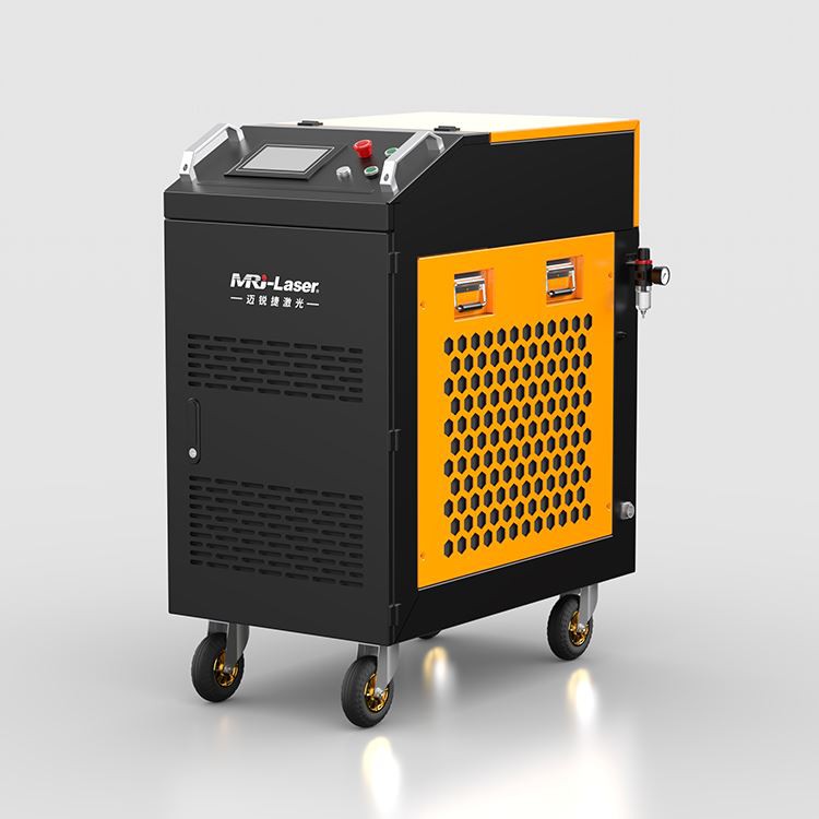 500 vatu impulsa lāzera lāzera tīrītājs ar ūdens dzesētāju rūpniecisko virsmu sagatavošanai