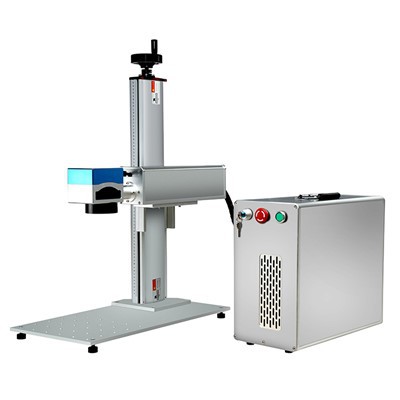 30 W Destop Fiber Laser 1064nm marķēšanas lāzergravēšanas mašīna metāla gravēšanai, nosaukuma plāksnīte