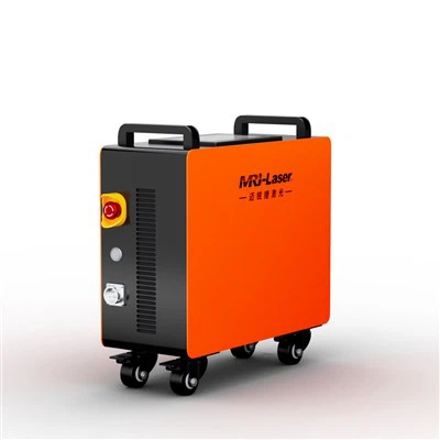 Pārnēsājama tīrīšana un marķēšana 1064nm šķiedra 2 1 200 W lāzera marķēšanas mašīnā