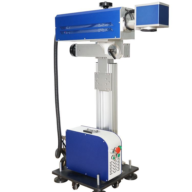 Lidojoša CO2 lāzergravēšanas iekārta polietilēna kabeļiem